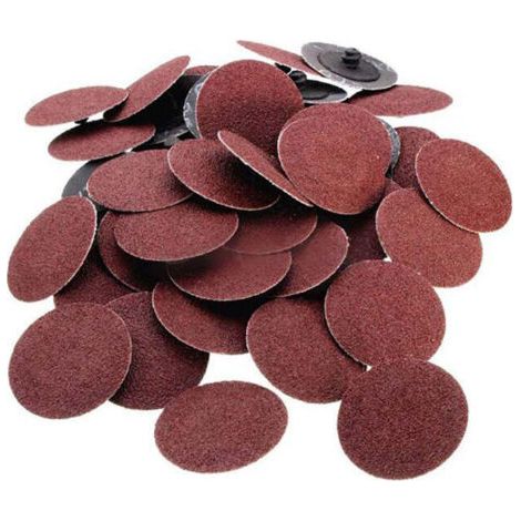 50 Stück Drehmoment-sandscheibe, Rote Aluminiumoxid-diamant-schleifscheibe, Pneumatische Schleifscheibe, Metallpolierkeramik, Sandscheibe, Polierscheibe, D