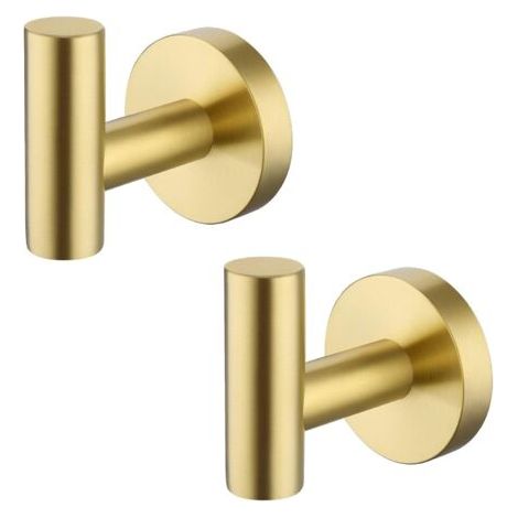 Wandhaken Aus Edelstahl Sus 304 – 2er-pack – Korrosionsbeständig – Einfache Installation Für Badezimmer Und Küche