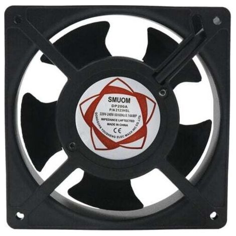 Kaminkasten-axialventilator, Einsteckbare Hochtemperaturflügel, Geräuschlos, Universell, 120 X 120 X 38 Mm