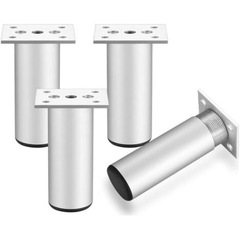 4 Stück Möbelbeine, 12 Cm Möbelbein, Tischbein, Schrankbeine Aus Meta-aluminiumlegierung, Tischbeine, Bein Für Möbel, Sofa, Schrank, Küchenschränke