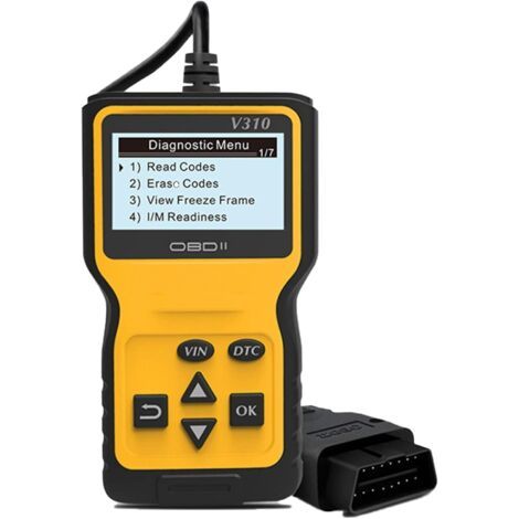 Scanner-diagnosetool, Mini-obd2-autoscanner-codeleser, Auto-check-motorfehler-diagnosetool, Unterstützt Mehrere Sprachen