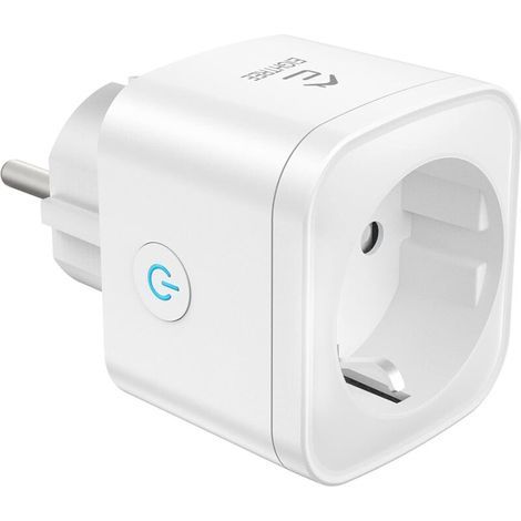 Wifi-verbundene Steckdose (typ F), Eightree Smart Socket, Kompatibel Mit Alexa, Google Home, Smartthings, Energieverbrauchsverfolgung, Smart Life App-steuerung, 16 A, 1 Stück