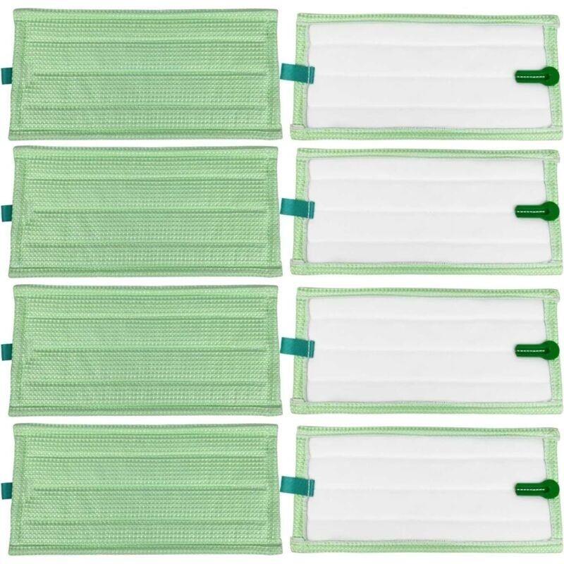 8 Ersatz-chiffons Aus Mikrofaser Für Den Staubsauger Vorwerk Kobold Sp600 Sp600s Sp7 Spb100