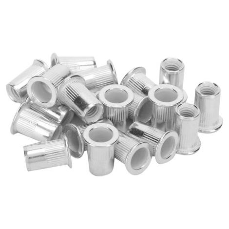 200 Stück Professionelle Aluminium-gewindenietmuttern M6 Befestigungszubehör