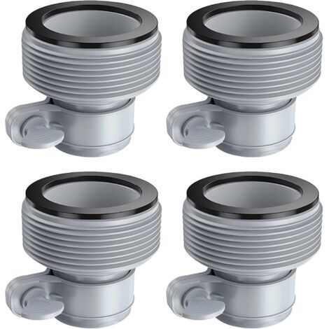 Schwimmbad-anschluss, 4 Stück, Schwimmbad-schlauch-adapter, Schwimmbad-pumpen-anschluss, Schwimmbad-schlauch-adapter Mit Gewinde, Schlauch-konvertierungsadapter B Für 1,5-zoll-anschlüsse (4 Stück)