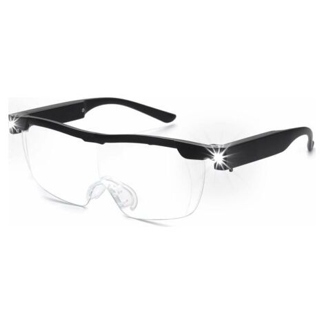 180 % Vergrößerungsbrille Mit Wiederaufladbarem Led-licht – Leistungsstarke Vergrößerung – Anti-blaulicht-schutz – Für Arbeiten Und Lesen Aus Nächster Nähe