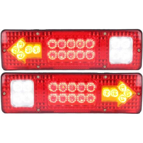 2 Stück 12 V Led-rückleuchten, Hohe Helligkeit, Universelle Blinker, Geeignet Für Anhänger, Lkws, Wohnwagen, Boote, Wohnmobile