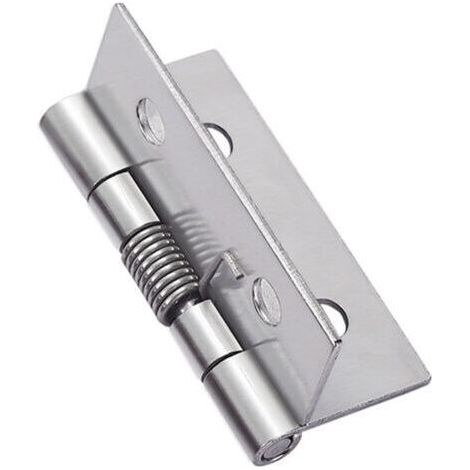 Ahlsen – 4-teilige Automatische Federscharniere – Edelstahl 304 – Korrosionsbeständig – Für Unsichtbare Türen – Abmessungen 38 X 32 Mm