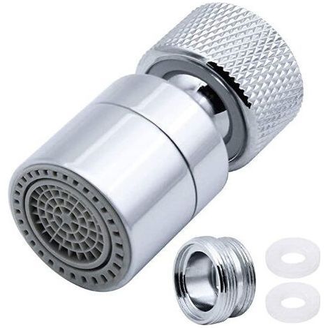 Mixer-belüfter Aus Messing, 360° Drehbar, 2 Einstellbare Modi, Küchenmixer-sieb Mit Auslaufadapter – Für Mixer Mit M22-stecker Oder M24-buchse