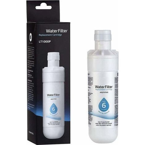 Ymyny Lt1000p – Ersatz-wasserfilter Für Kühlschrank Mit 6 Monaten / 200 Gallonen Fassungsvermögen (nsf42, Nsf53 Und Nsf401) Adq74793501, Adq75795105 Oder Agf80300704, Weiß