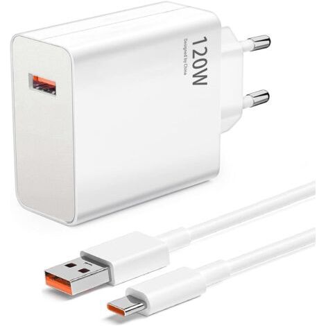 120-w-usb-schnellladegerät Für Xiaomi 14t Pro / 13t Pro / 12 Pro – 1 M Usb-c-kabel – Strom Bis Zu 6 A – Turboladung Für Redmi Note 13 Pro+