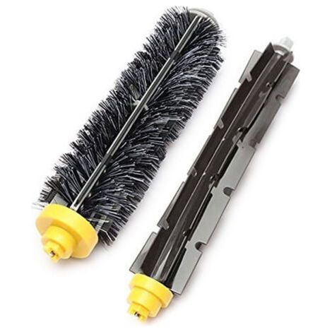 Set Mit 2 Hauptwalzen Und Zentralbürste Für Irobot Roomba 600- Und 700-serie. Bürste Für Irobot Roomba Multifunktions Aus Borsten Und Silikon