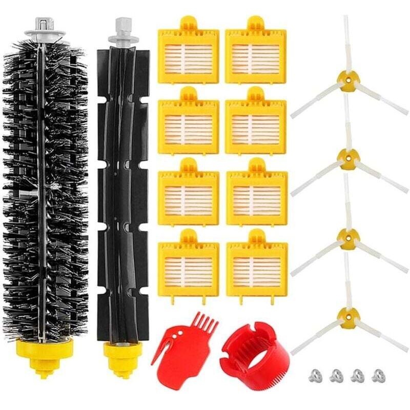 Kit De Replacement Compatible Avec Irobot Roomba Série 700 720 750 760 765 770 772 772e 774 775 776 776p 780 782 782e 785 786 786p 790 Staubsauger – 20 Stück