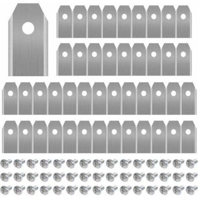 Lot Von 45 Klingen Aus Titan Für Roboter-töne, Kompatibel Mit Husqvarna, Gardena, Yardforce 3 G-0,75 Mm Mit 45 Vis