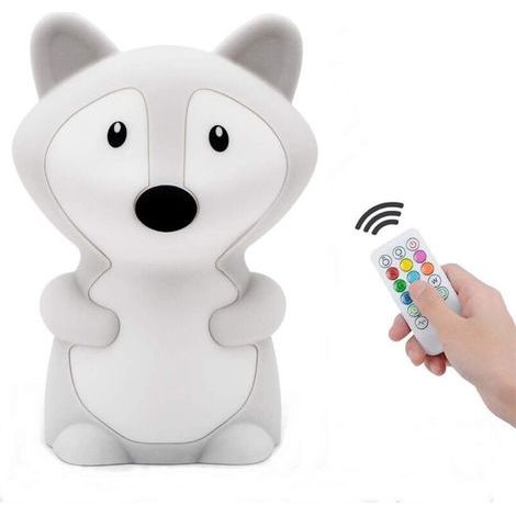 Led-leuchte Für Das Schlafzimmer, 9-farben-leuchte Renard Mignon, Wiederaufladbar, Fernbedienung + Taktile Abstufung