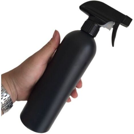 2 Stück Leere Sprühflasche, Nebelsprüher, Nachfüllbare Wassersprühflasche, 500 Ml Haarnebelflasche Für Haus Und Garten – (schwarz)
