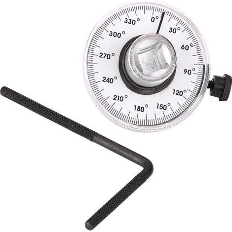 Anzugslehre, Drehmomentwinkelmesser, 360°-winkel-drehmomentmesser, Verstellbar, 1/2 Zoll Drehmomentmesser Mit Schraubenschlüsselantrieb, Drehmomentwinkelmesser, Auto-messwerkzeug