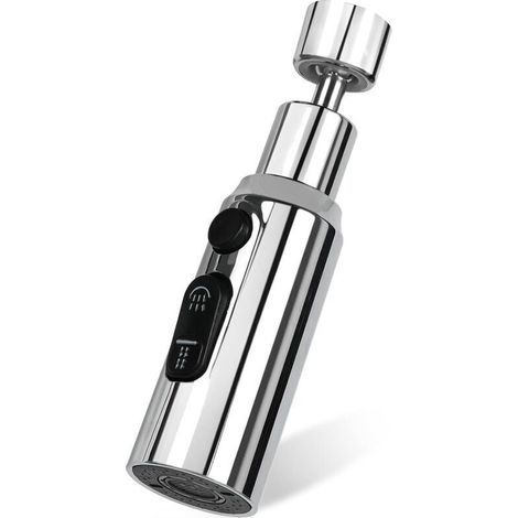 Aérateur De Robinet 3 Modes Rotatif 360° Tête Douchette Evier Cuisine Brise Jet Robinet Cuisine D'Eau Pour Robinet Embout Robinet Cuisine Adaptateur Mousseur Robinet G1/2 Fm22 M20 M22 M24