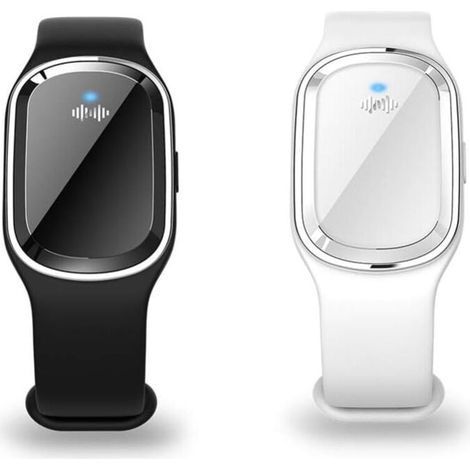 Cyslmuk – Packung Mit 2 Ultraschall-mückenschutz-armbändern – Bis Zu 90 % Effektive Abwehr – 3 Modi Für Den Innen- Und Außenbereich – Usb-schnellladung