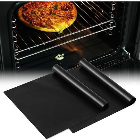 Universelle Ofeneinlage Im 2er-set – 40 X 50 Cm – Antihaftbeschichteter Und Robuster Ofenboden – Wohnaccessoires Und Küchenzubehör – Passend Für Die Meisten Backöfen Und