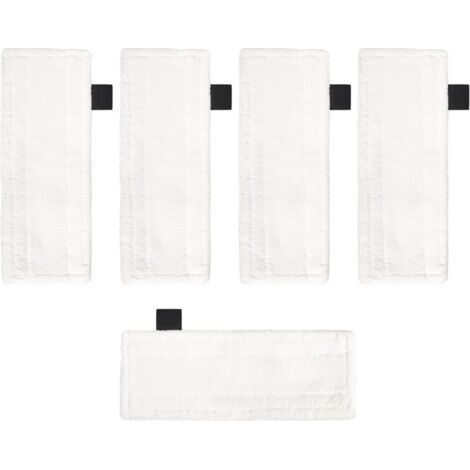 5er-pack Mikrofaser-reinigungspads, Kompatibel Mit Karcher Easyfix Dampfreiniger Sc2 Sc3 Sc4 Sc5 Serie Dampfreiniger-ersatzpads (weiß)