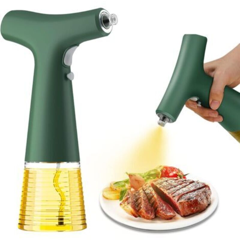 Spray Huile Cuisine, Flacon Pulvérisateur Électrique, Vaporisateur Huile D'Olive Spray De Cuisson Pour Salade, Arrosoir Électrique 240 Ml