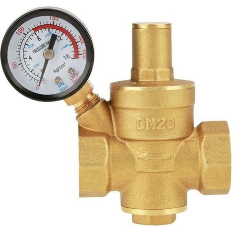 Dn20 Wasserdruckminderer, Wasserdruckminderer, Wasserdruckregler, Wasserdruckregler, Wasserdruckminderer, Wasserdruckregler Im Wasser Mit Manometer-rechner