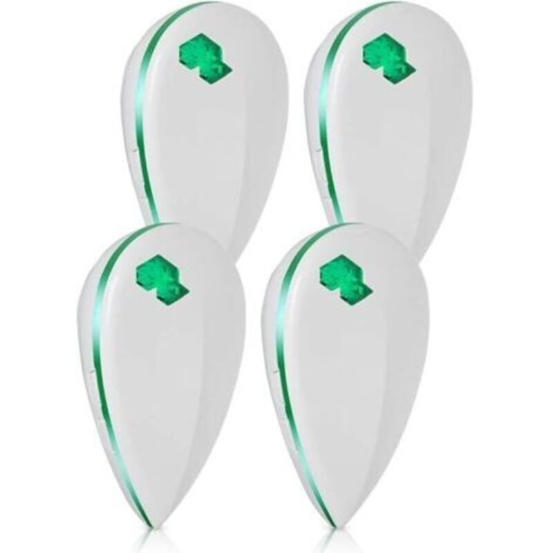 Pr Répulsif Ultrasons Moustique Lot De 4 Anti Moustique Intérieur Répulsif Électronique Insectes Repulsif Ultrason Souris Pour Rongeurs, Moustique, Cafard – 100 % Harmlos