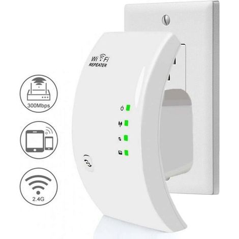 Cyslmuk – 300 Mbit/s Wlan-repeater – Abdeckung Bis Zu 200 M² – Repeater- Und Ap-modus – Ethernet-port Für Kabelgebundene Verbindung – 200 M²