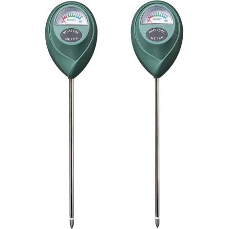 Solar-feuchtigkeitsmesser, Wassermessgerät, Hygrometer Für Den Garten, Die Landwirtschaft, Die Pflanzen, Erforderliche Stapelmengen, 2er-pack