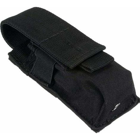 Sac Batterie Nylon Undurchlässig Tactique Pouch Fixation Tactique Gilet De Poche Porte-lampe De Poche