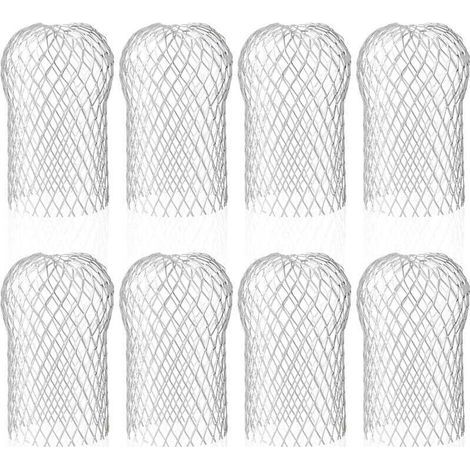 8 X Aluminium-dachrinnenfilter, Metall-dachrinnenschutz Für Dachrinnen, 8,8 X 14,5 Cm