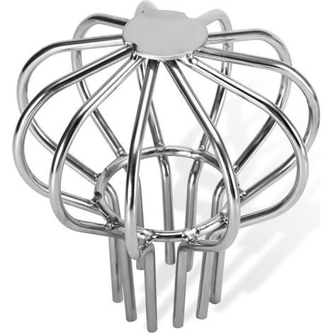 (rohr 50) Dachrinnenschutz, Fallrohr-dachrinnenschutzfilter, Edelstahl, Großer Ballonschutz, Filtersieb, Verstopfungssicherer Leitungsstopper, Abflussabdeckung