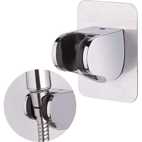 Duschhalter, Austauschbarer Handbrausekopfhalter, 3m Selbstklebender, Abnehmbarer Wandduschkopfhalter Mit Verstellbarem Winkel (2 Stück), Wandmontage Für Badezimmerzubehör –