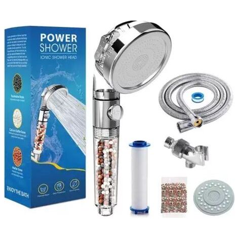 Duschgel Mit Wasserfilter Für Drei Frauen Und Wasserreinigungssystem Für Negative Ionen