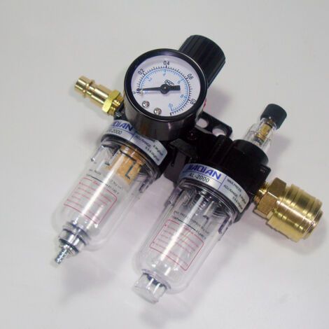 Kompressor-regler 1/4 – Wasserabscheider – Aluminiumlegierung – Für Kompressoren Und Pneumatische Geräte