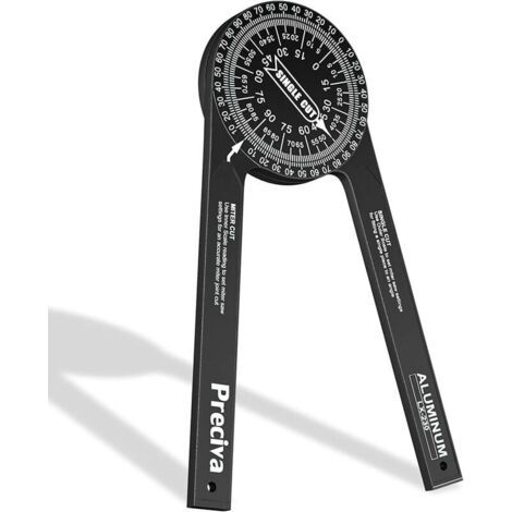 Gehrungssägen-winkelmesser, 7-zoll-aluminiumlegierung, Professionelles 360°-metall-gehrungswinkelmesser-werkzeug.