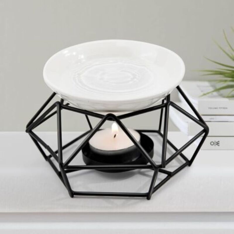 Fondant-duftwärmer, Metall-keramik-ölbrenner, Kerzenhalter, Aroma-diffusor