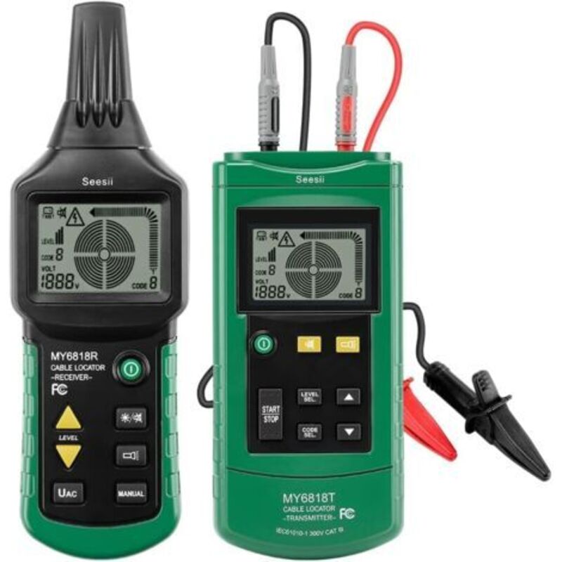 Localisateurs De Tuyaux Détecteur De Câble Électrique Détecteur De Tuyau Multifonction Recherche Testeur De Câble (my6818)