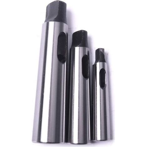 Kegel Morse-douille-perçage, Reduzierter Adapter Für Fraisage-tour (mt1 Bis Mt2, Mt3 Bis Mt2, Mt3 Bis Mt4, 3 Stück)