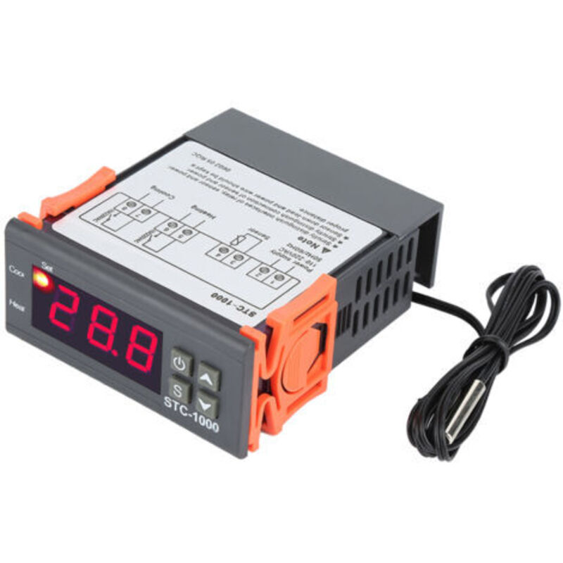 Stc-1000 Digitaler Elektrischer Thermostat – 110-220 V-steuerung – Messbereich -50 ℃ Bis 99 ℃ – Ntc-sensor Im Lieferumfang Enthalten