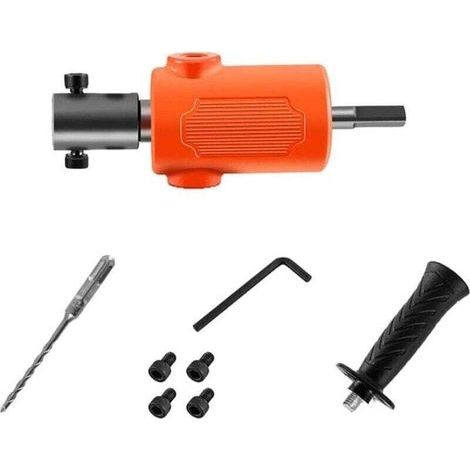Perceuse-konverter. Professioneller Perceuse-konverter Für Den Marteau. Grabwerkzeug. Zubehör Für Den Elektrischen Marteau. Clé Perceuse À Main. Fixe Aufnahme