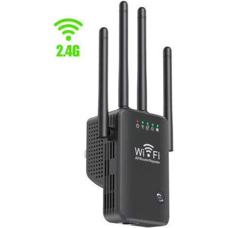 4-antennen-2,4-ghz-300-mbit/s-wlan-repeater – Abdeckung Bis Zu 5000 Fuß² – Verbindet Bis Zu 35 Geräte – 1000-mbit/s-ethernet-anschluss