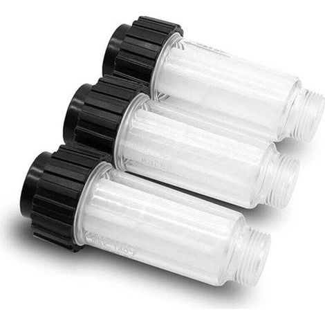 Wasserfilter Mit Filtereinsatz (5.731-050.0) – 3er-pack Für Alle Nettoyeurs Haute Pression Karcher Mit Wasserschlauch 3/4 Zoll, Kompatibel Mit Nettoyeurs Haute Pression 4.730-059.0
