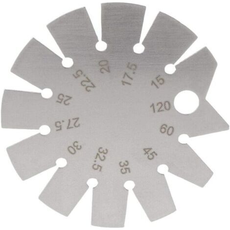 Winkelmesser Aus Edelstahl Mit Einem Messbereich Von 15° Bis 120°