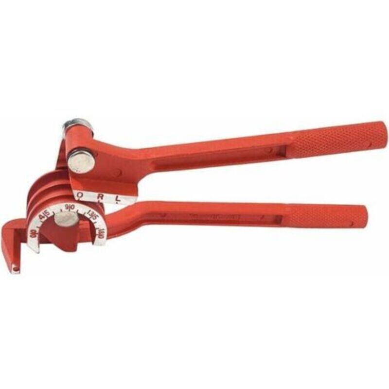 Zvd-rohrbieger, 3-in-1-rohrbieger, 6 Mm/8 Mm/10 Mm Kupferrohrbieger, 180°-kupferrohrschneider, Robuster Manueller Rohrbieger Für Hvac-wasser-gas-rohrleitungen – Rot