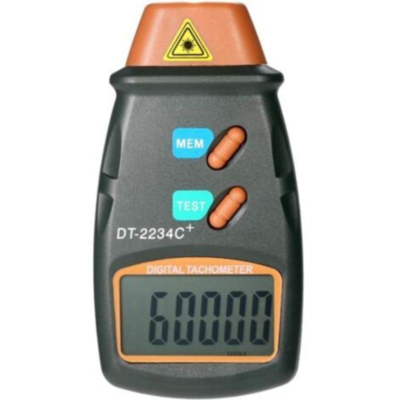Digitaler Taschen-lasertachometer, Berührungsloser Drehzahlmesser, Messbereich 2,5 U/min-99.999 U/min, Lcd-display Mit 3 Reflektierenden Streifen.
