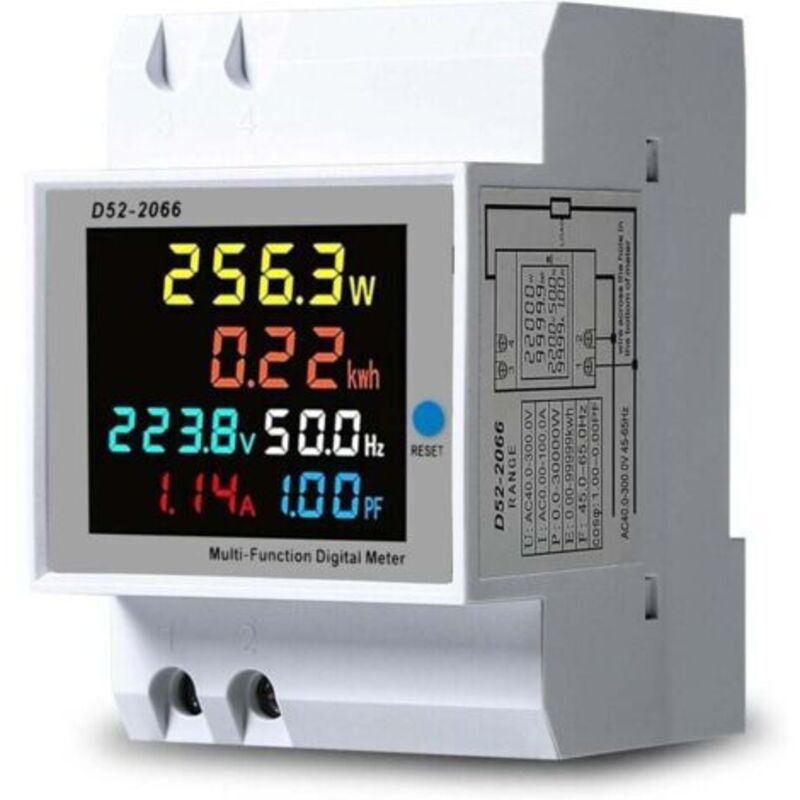 Elektrischer Computer, 100 A, 6 En, 1 Schiene Din, 220 V