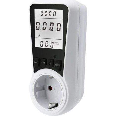 (weißes Licht) Energierechner Für Wattmeter, 7 Überwachungsmodi Für Elektrische Energie Mit Lcd-display, Messung Der Energieausbeute Und Der Energieeinsparung