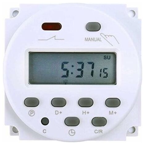 Elektronischer Timer Dc12v 16a 16 Programme Programmierbarer Lcd-bildschirm